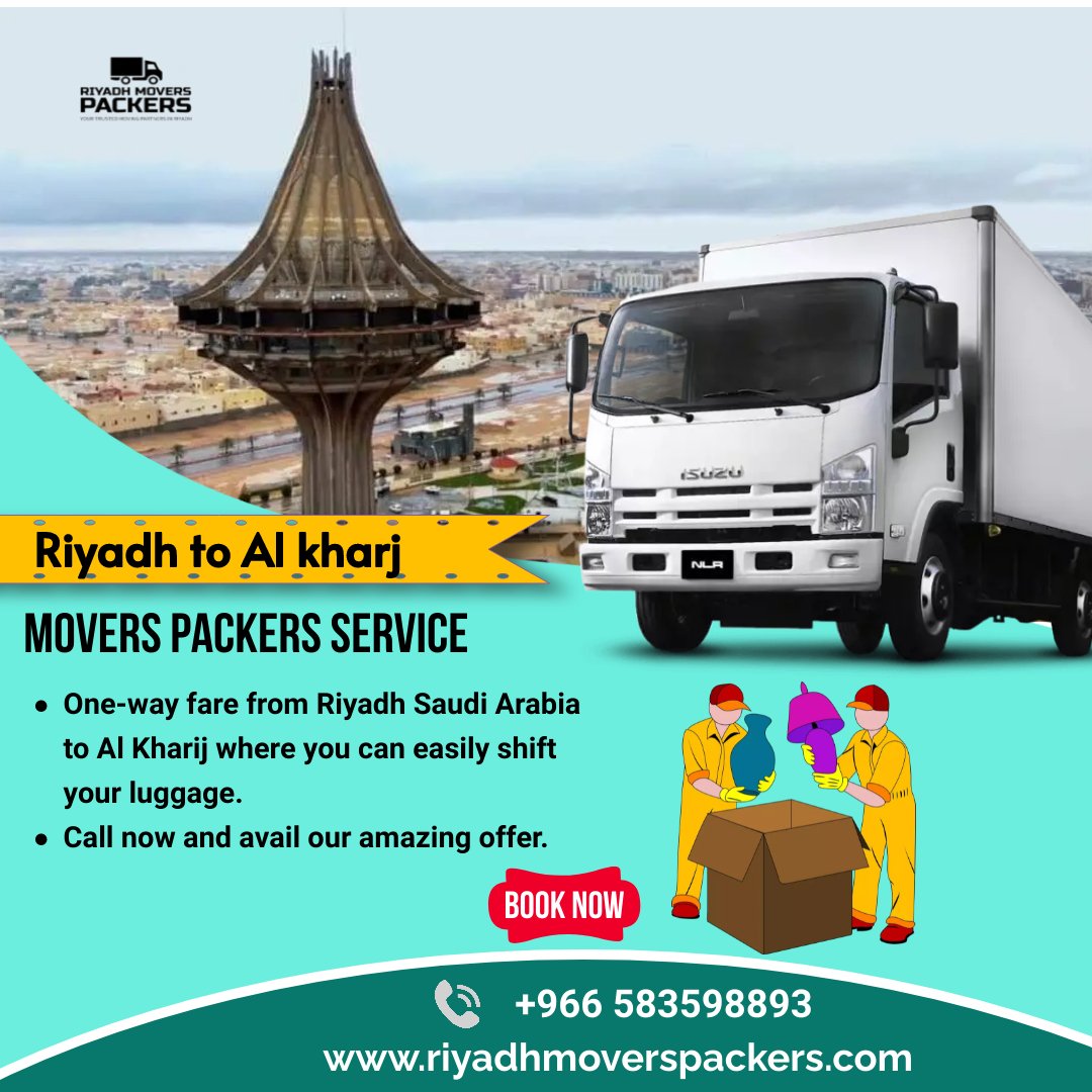 Riyadh to Al kharj Movers Packers service