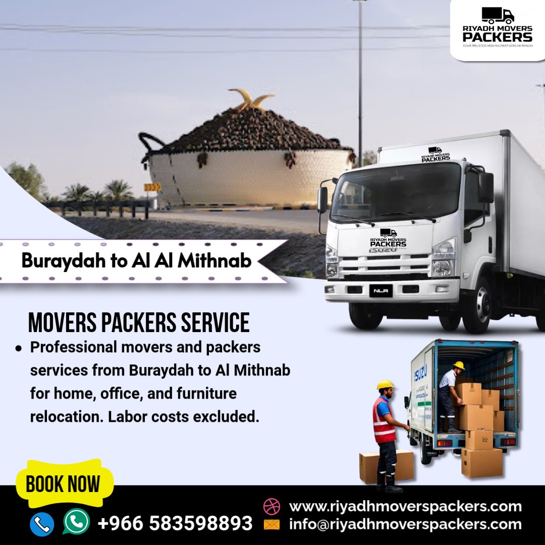 Buraydah to Al Mithnab Movers and Packers Services