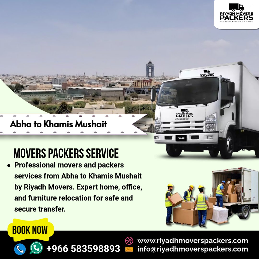 Abha to Khamis Mushait Movers and Packers Services