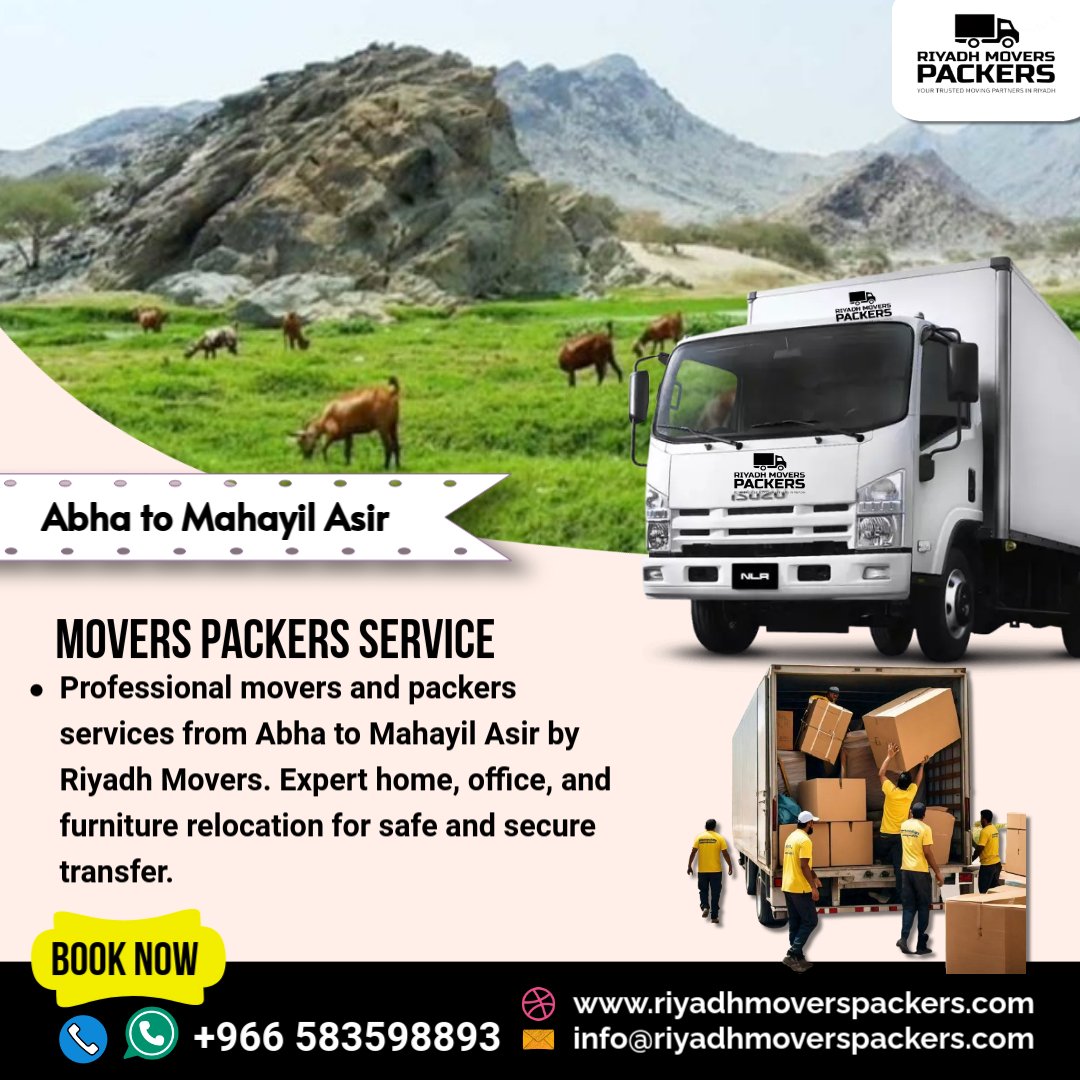 Abha to Mahayil Asir Movers and Packers Services